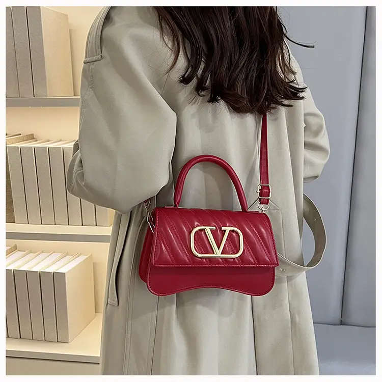 Pink LV-Branded Underarm Bag for Women — feature 16