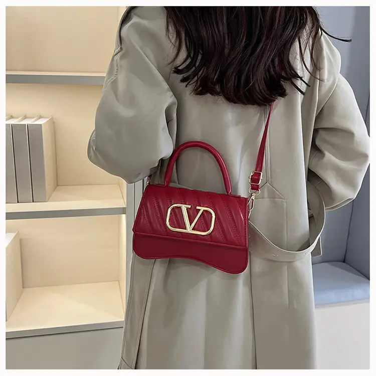 Pink LV-Branded Underarm Bag for Women — feature 17