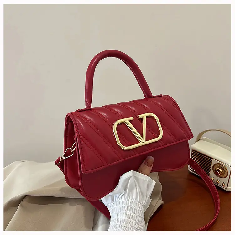 Pink LV-Branded Underarm Bag for Women — feature 18