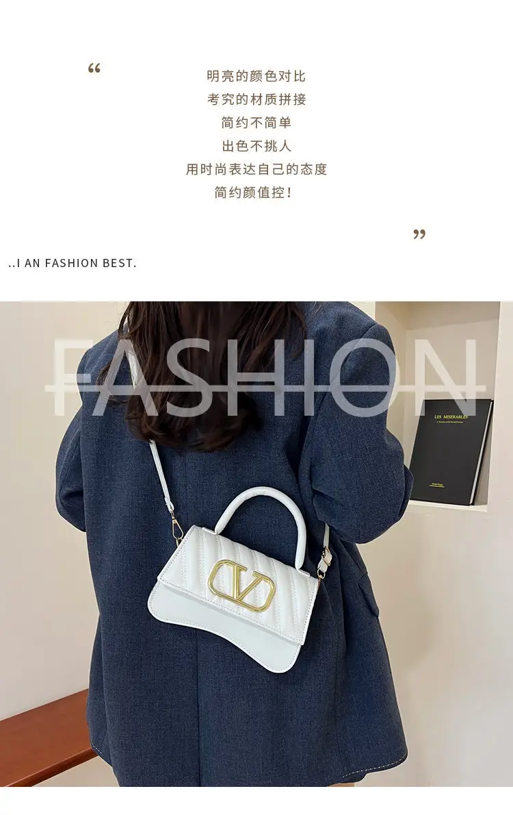 Pink LV-Branded Underarm Bag for Women — feature 2