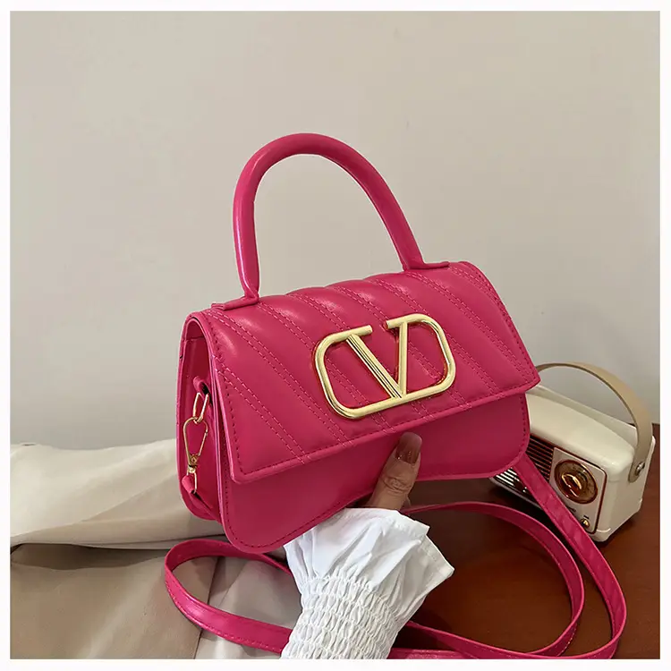 Pink LV-Branded Underarm Bag for Women — feature 22