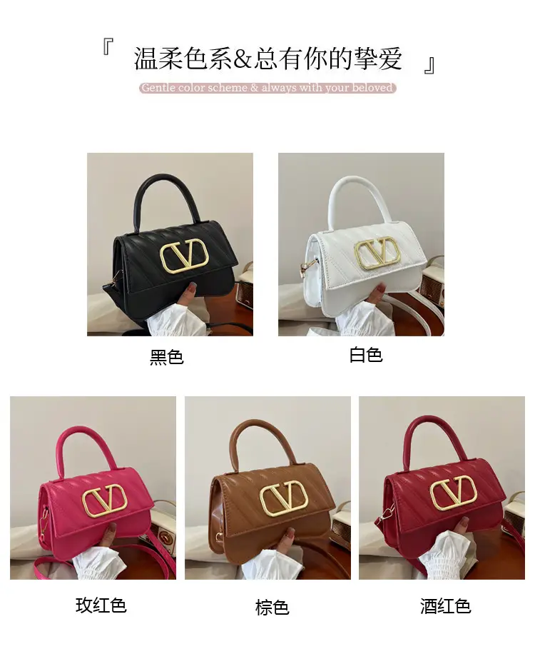 Pink LV-Branded Underarm Bag for Women — feature 4
