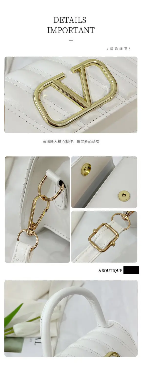 Pink LV-Branded Underarm Bag for Women — feature 5