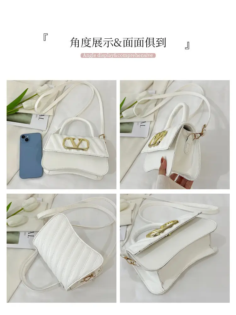 Pink LV-Branded Underarm Bag for Women — feature 7