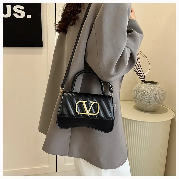 Pink LV-Branded Underarm Bag for Women — feature 9