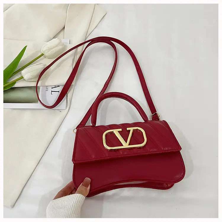 Pink LV-Branded Underarm Bag for Women - Image 3