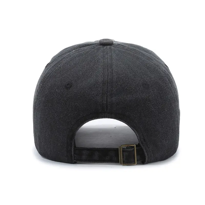 Men's Four Seasons Washed Baseball Cap with Hip Hop Embroidery - Image 8