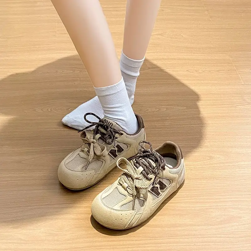 Women's White Mesh Casual Sneakers 2025 Summer - Image 4