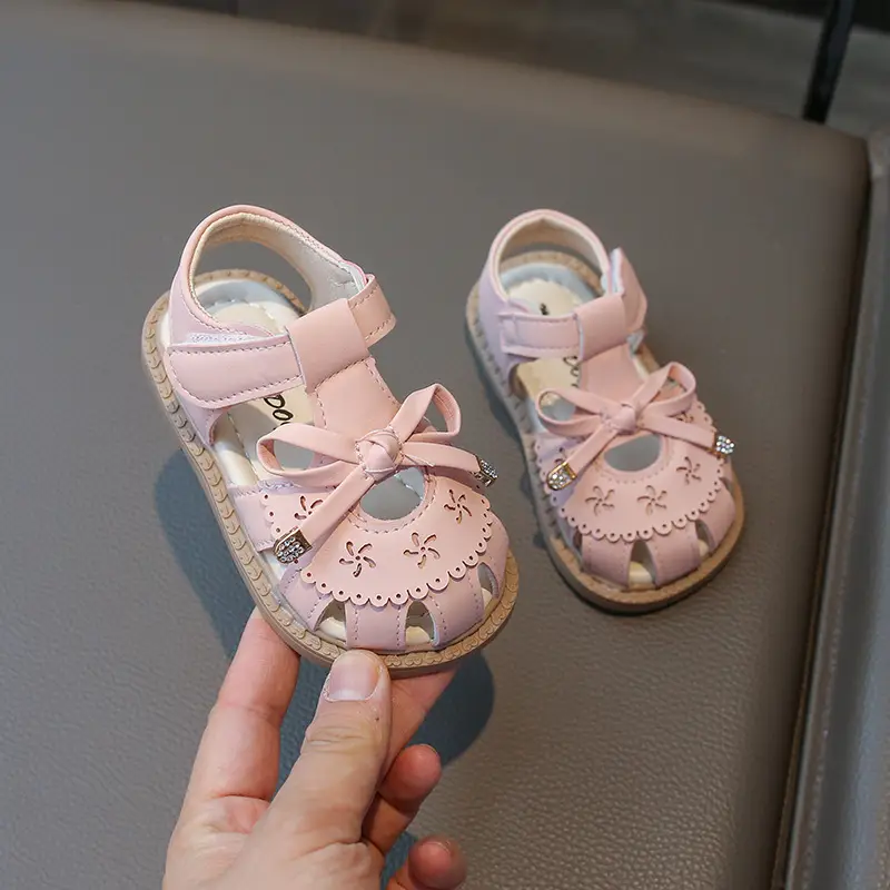 Baby Girl Princess Sandals Soft Sole 1-3Yrs
