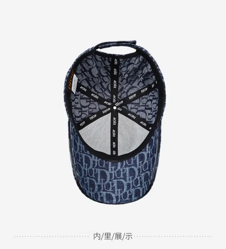 Men Women Blue Letter Suncap Cap Spring Summer — feature 14