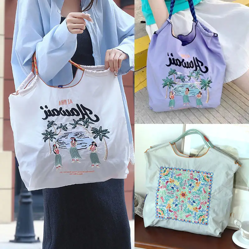 New Hawaiian Embroidered Canvas Bag for Women - Image 21