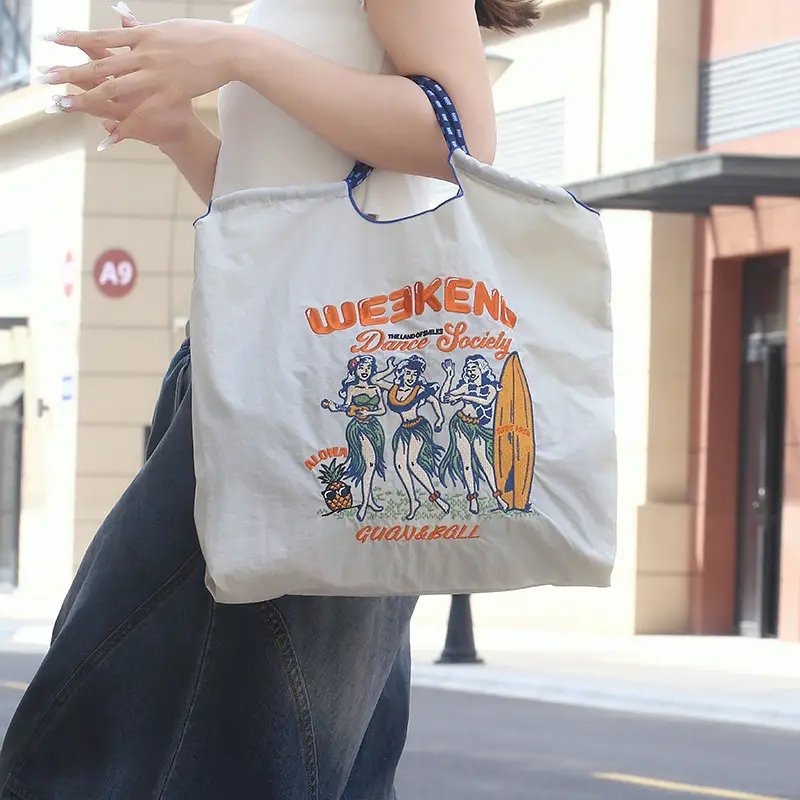 New Hawaiian Embroidered Canvas Bag for Women - Image 22