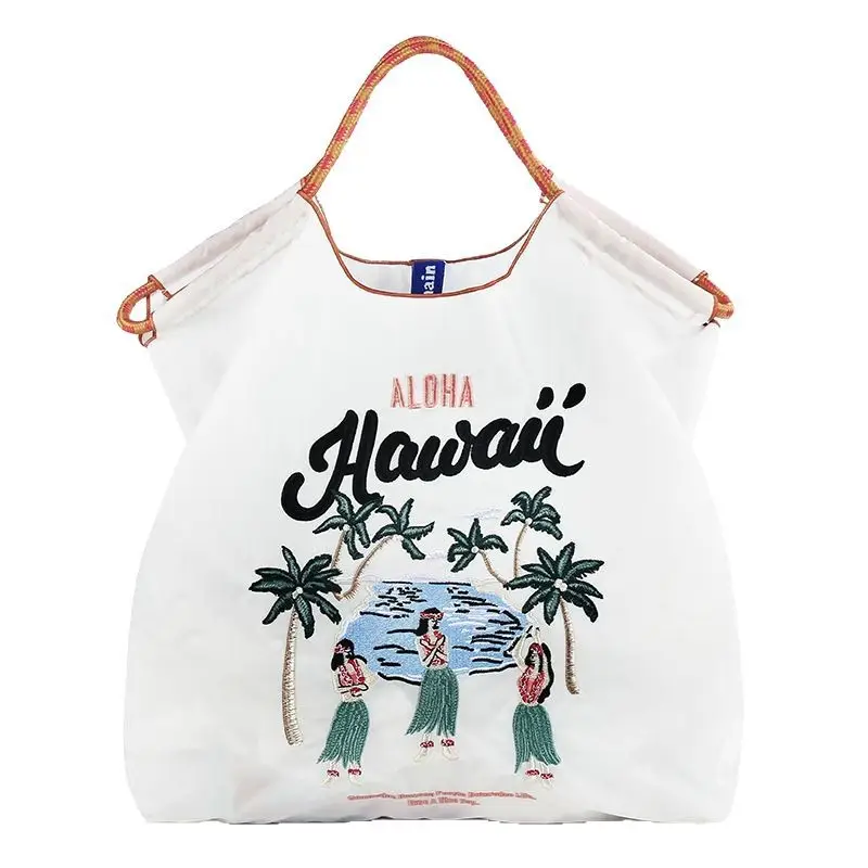 New Hawaiian Embroidered Canvas Bag for Women - Image 24