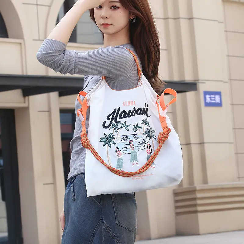 New Hawaiian Embroidered Canvas Bag for Women — feature 9