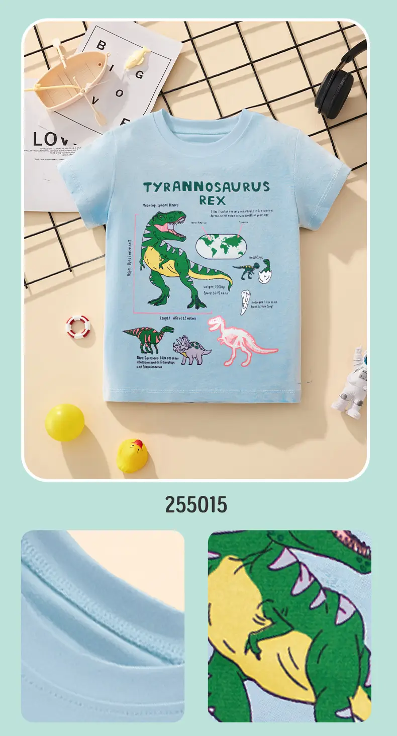 2025 Cartoon Animal T-Strips for Boys Summer Wear — feature 8