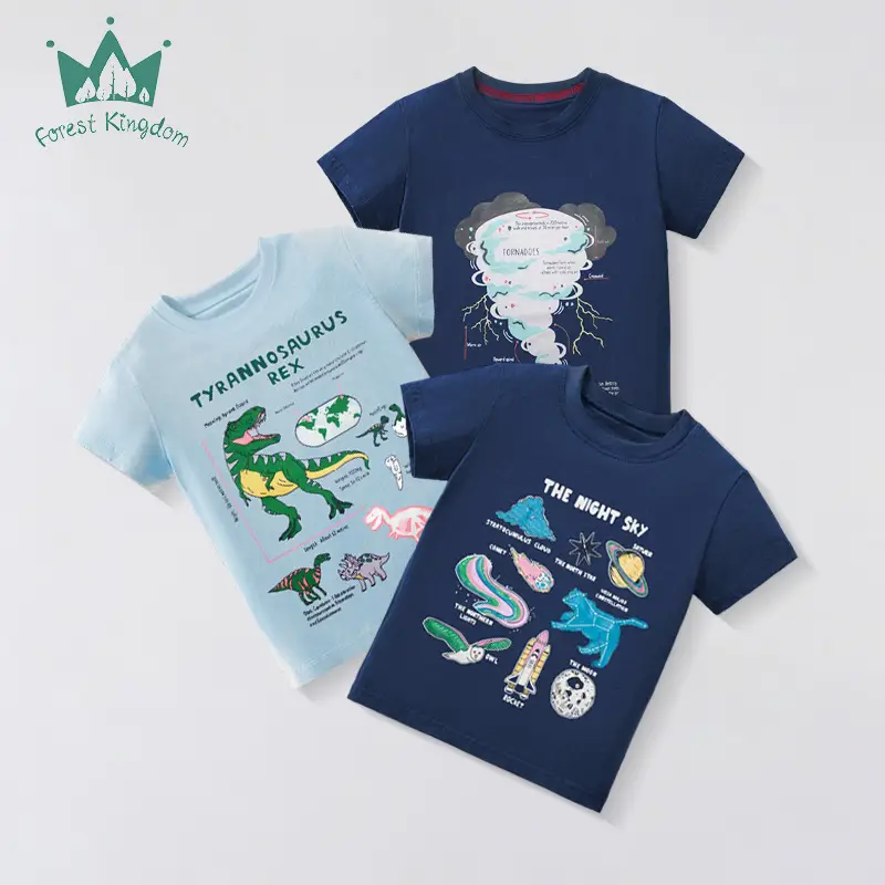 2025 Cartoon Animal T-Strips for Boys Summer Wear - Image 4