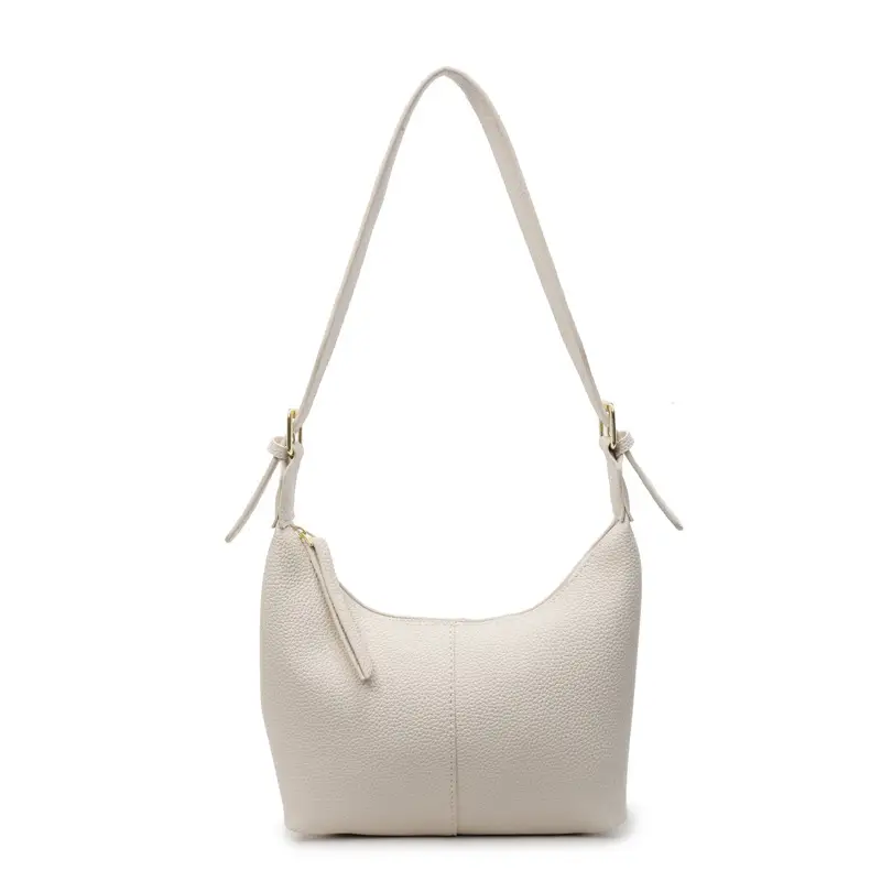 White Korean Style New Dumpling Bag for Women - Image 9