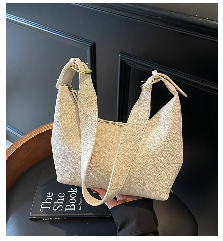 White Korean Style New Dumpling Bag for Women — feature 1