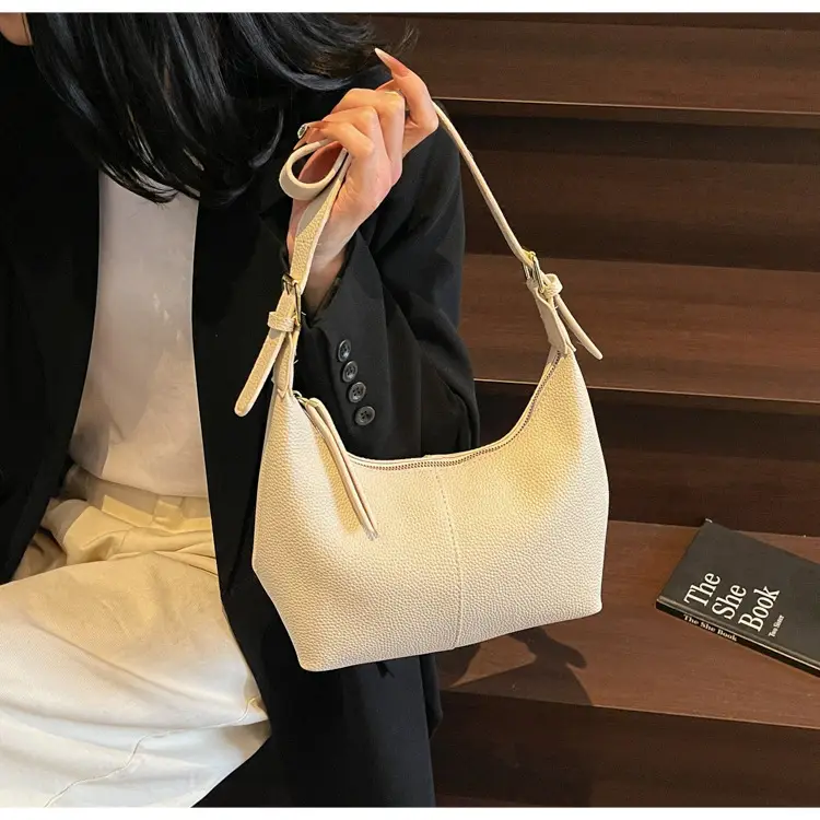White Korean Style New Dumpling Bag for Women — feature 18