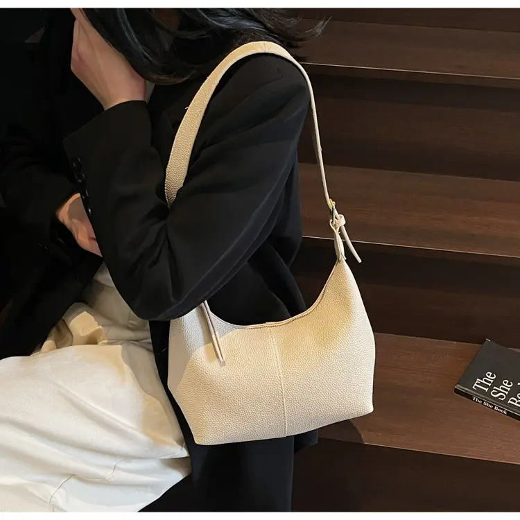 White Korean Style New Dumpling Bag for Women — feature 20
