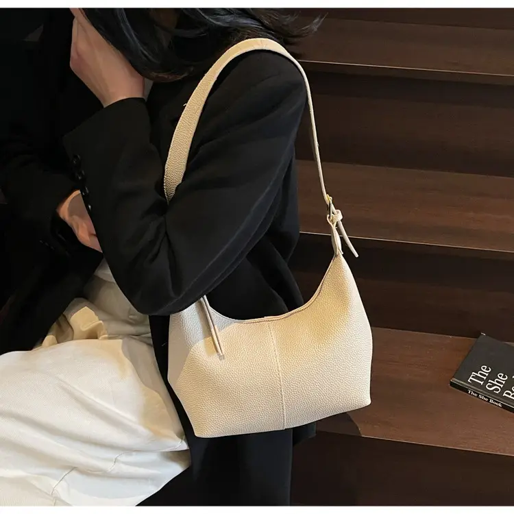 White Korean Style New Dumpling Bag for Women — feature 21