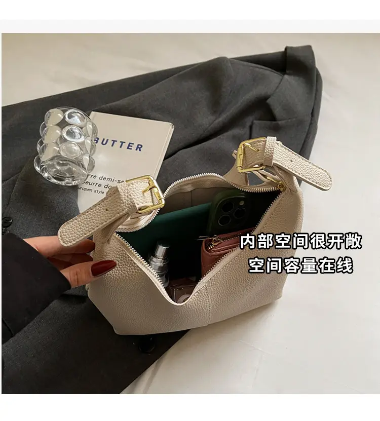 White Korean Style New Dumpling Bag for Women — feature 7