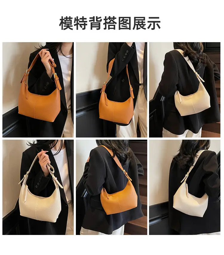 White Korean Style New Dumpling Bag for Women — feature 8