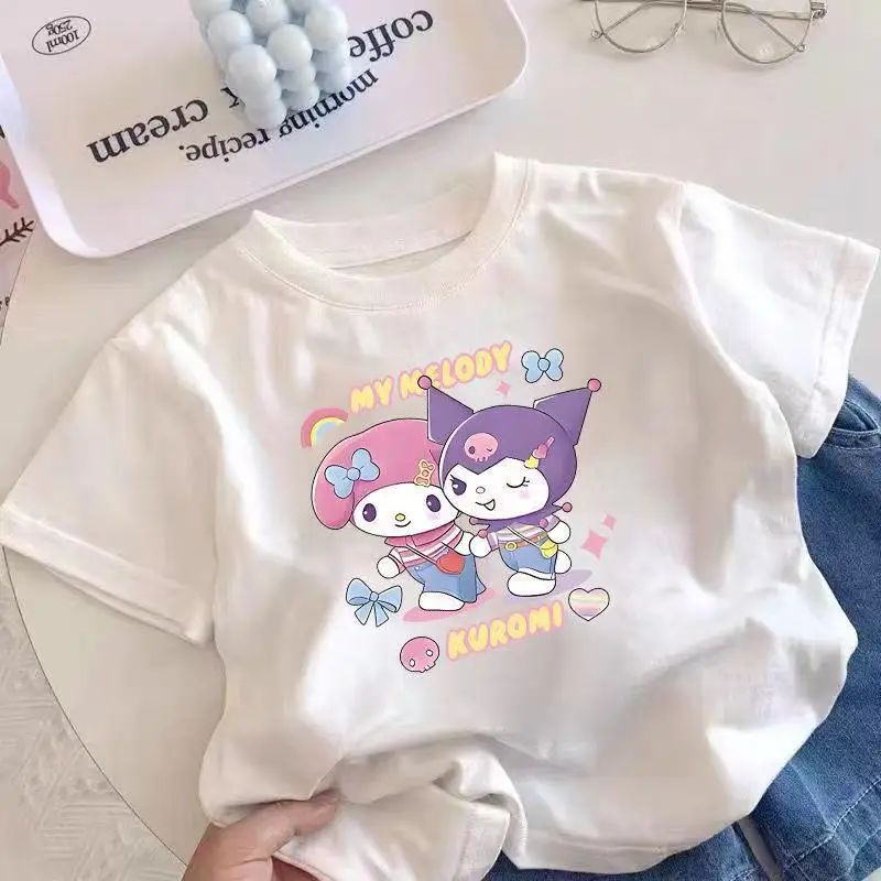 100% Cotton Kids T-Shirt White 2025 New Small Medium — feature 4