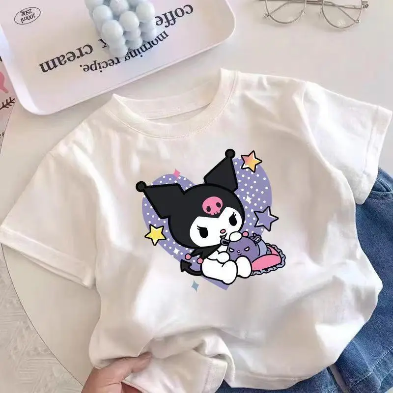 100% Cotton Kids T-Shirt White 2025 New Small Medium — feature 8