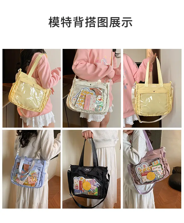 Blue Korean Style Shoulder Crossbody Bag for Women — feature 4