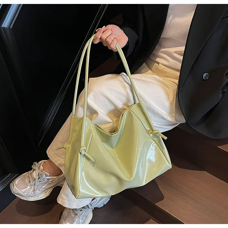 Pink Soft Leather Shoulder Bag for Women — feature 17