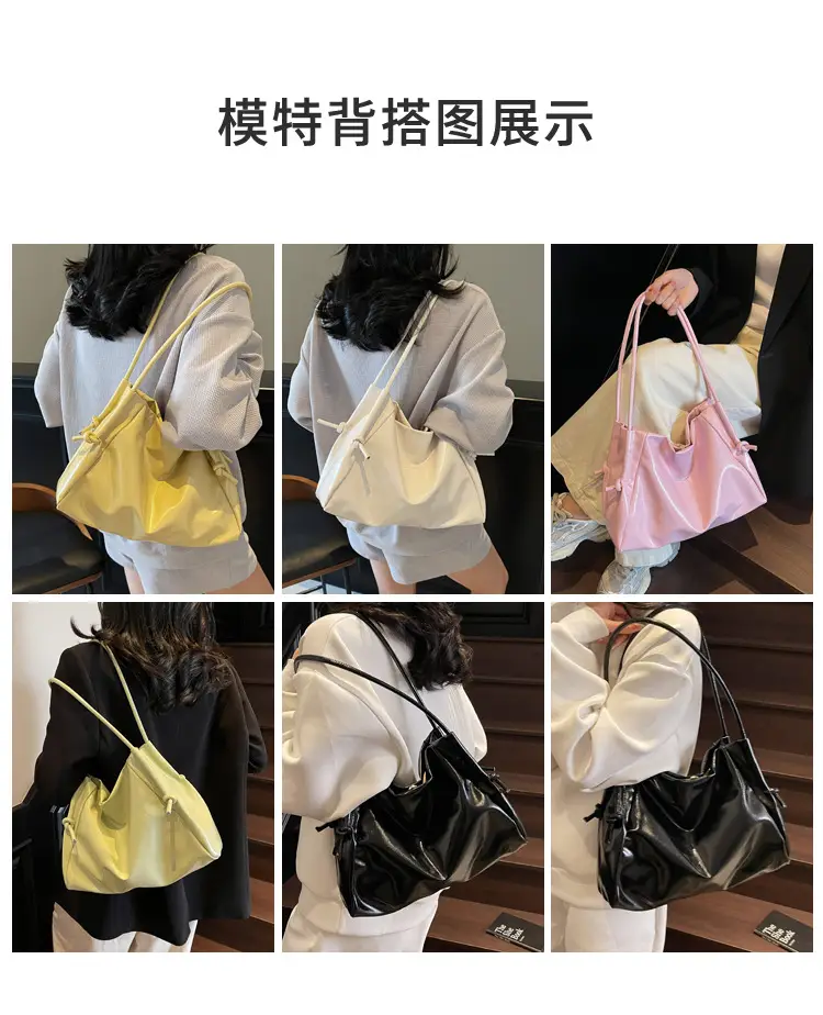 Pink Soft Leather Shoulder Bag for Women — feature 3