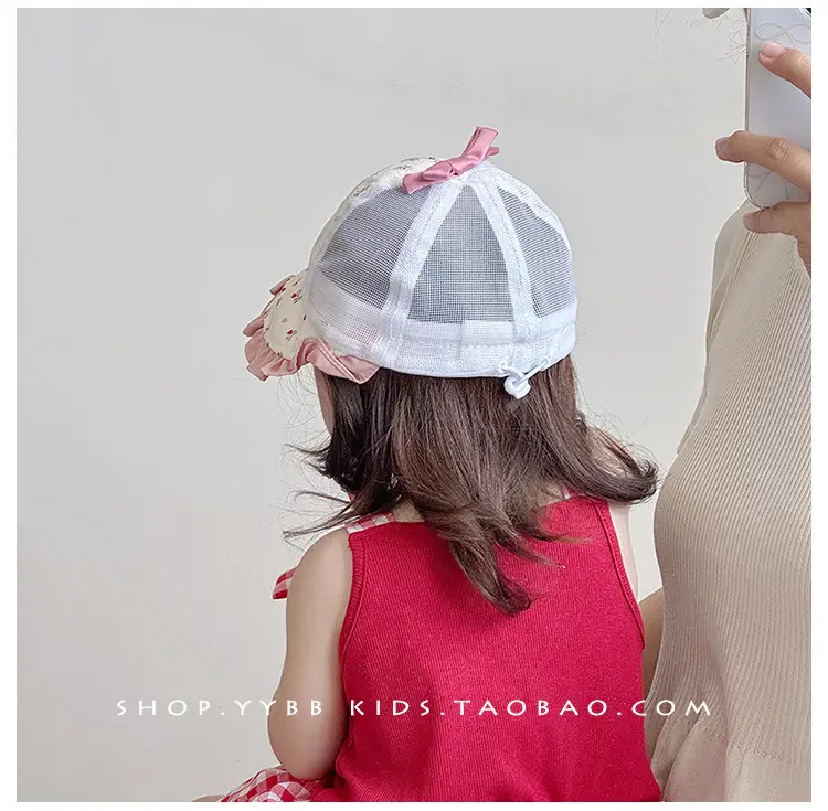 Baby Sun Hat with Mesh Cap & Strawberry Design — feature 5
