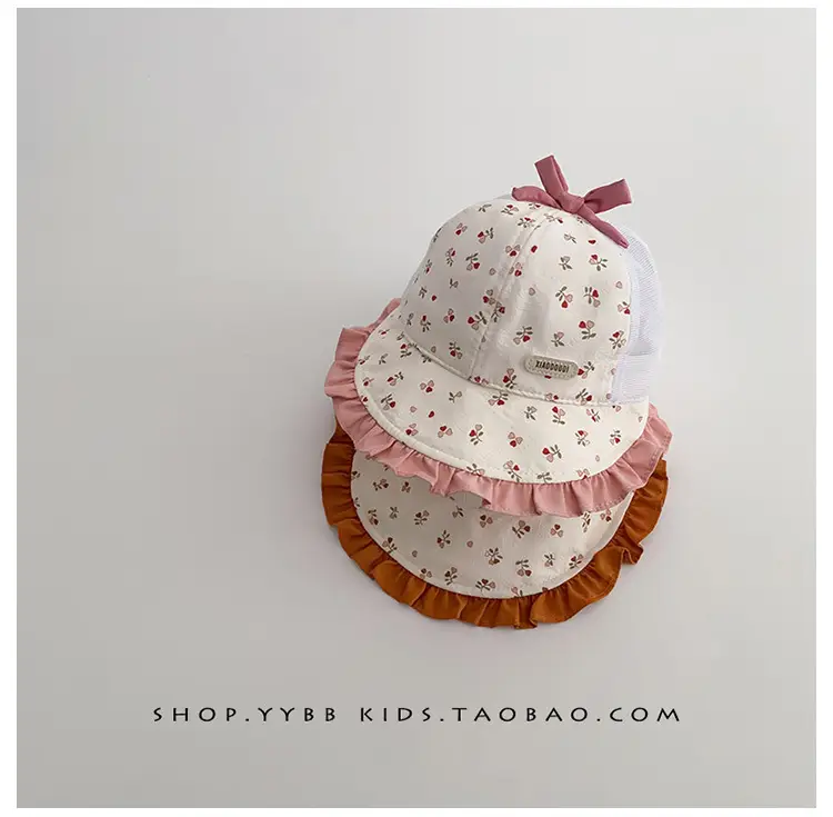 Baby Sun Hat with Mesh Cap & Strawberry Design — feature 6