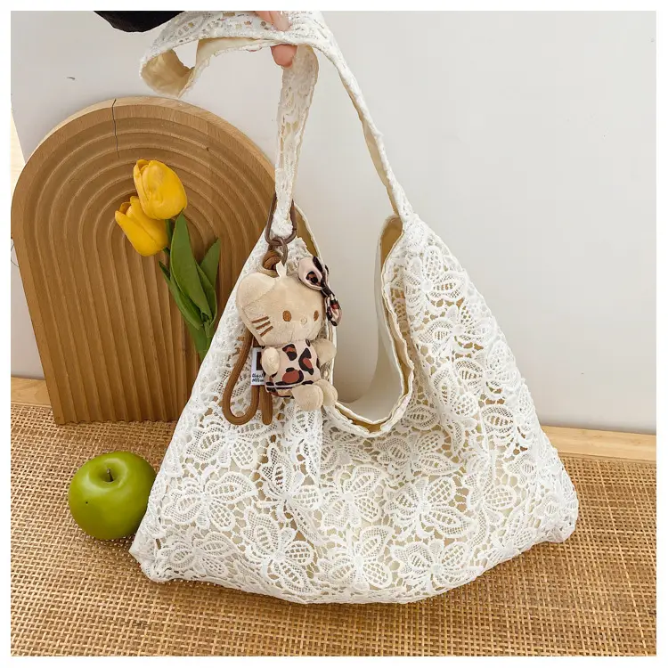 Water-Soluble Lace Shoulder Bag for Women — feature 23