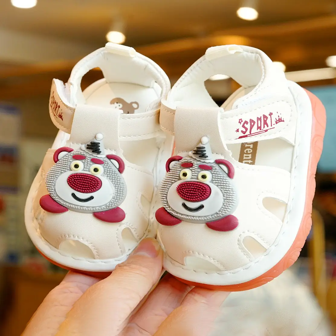 Toddler Cartoon Sandals 1-2Yr Soft Sole Non-Slip