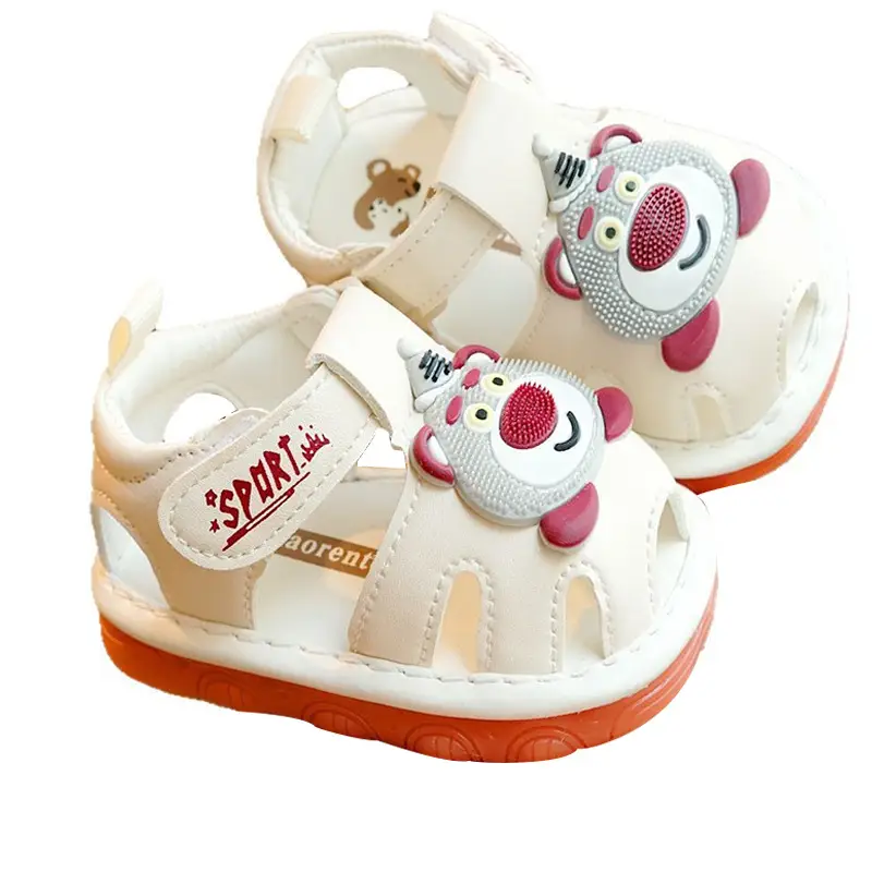 Toddler Cartoon Sandals 1-2Yr Soft Sole Non-Slip