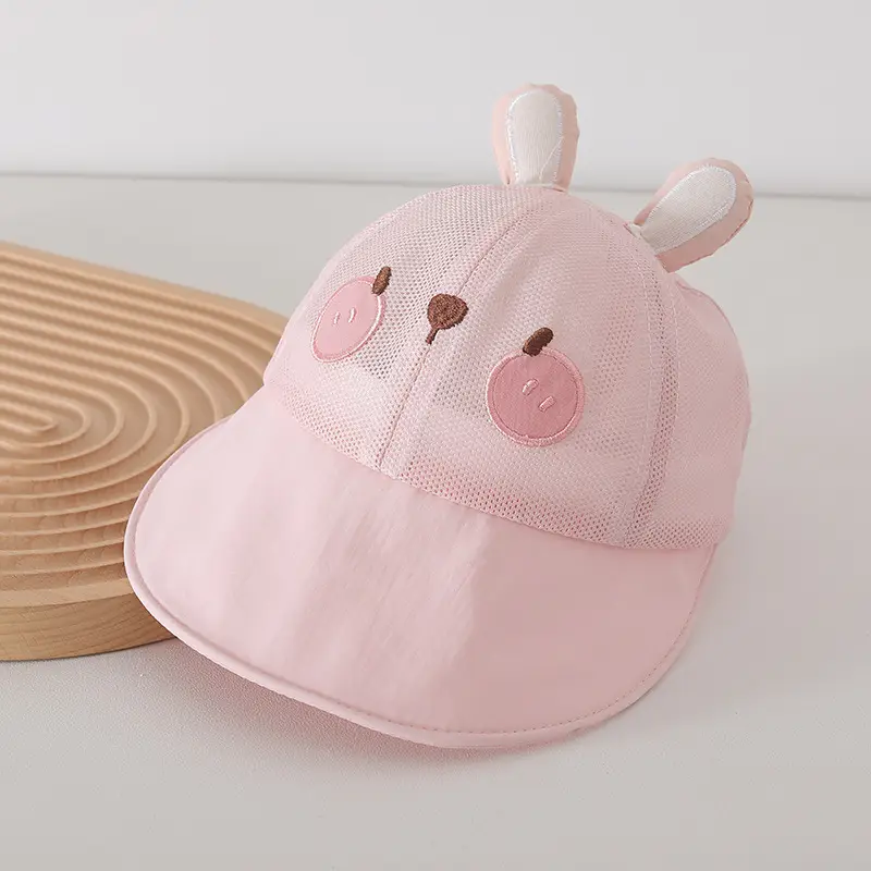 Baby Cartoon Sun Hat with Big Brim — feature 12