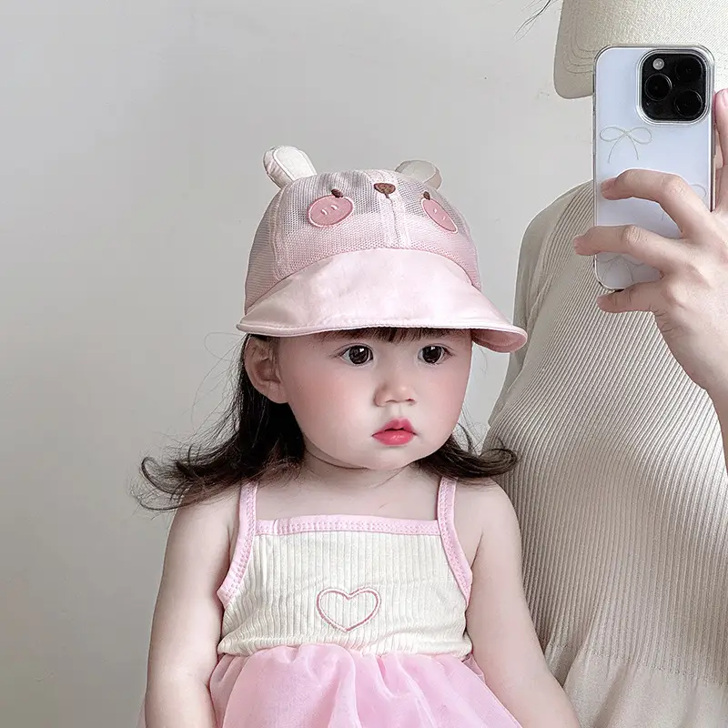 Baby Cartoon Sun Hat with Big Brim — feature 2