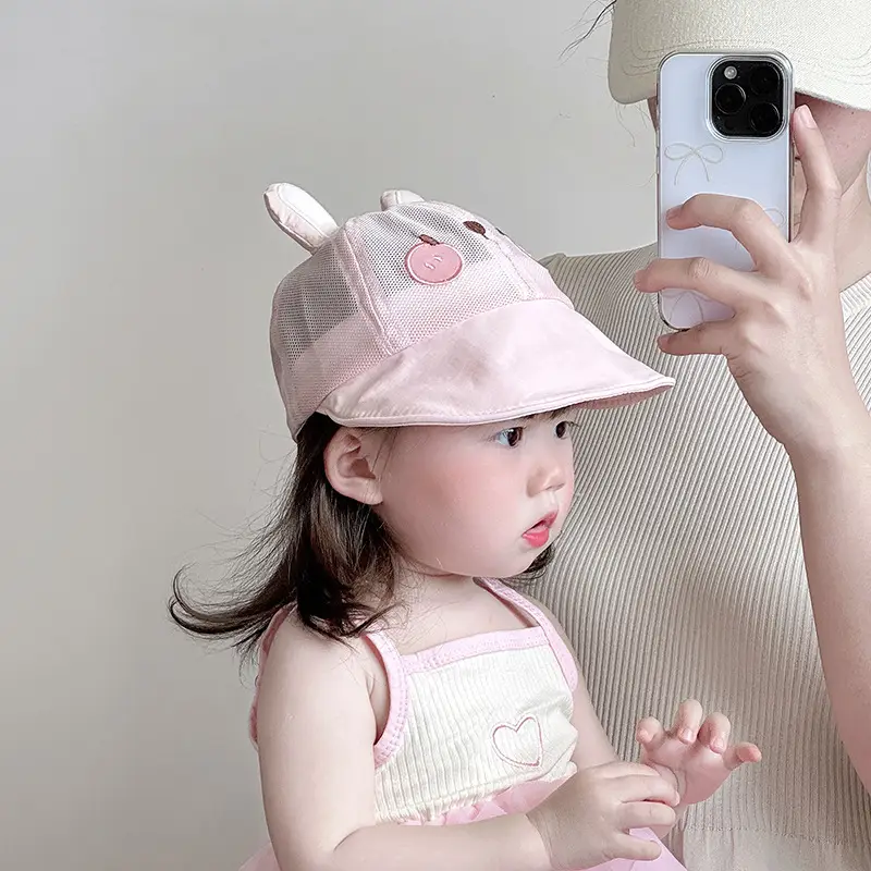 Baby Cartoon Sun Hat with Big Brim — feature 3