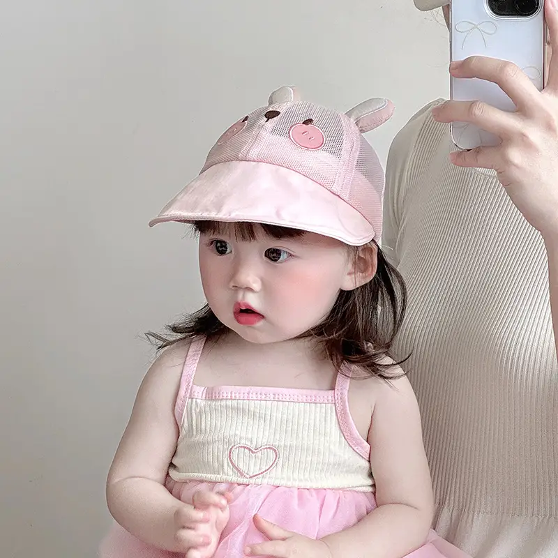Baby Cartoon Sun Hat with Big Brim — feature 4