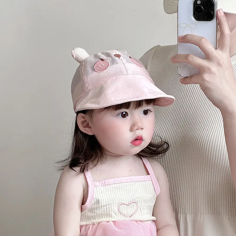 Baby Cartoon Sun Hat with Big Brim — feature 5