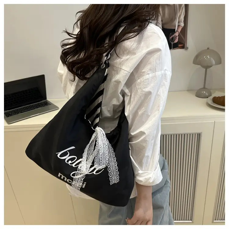 Women Striped Tote Bag Large Capacity 2025 Spring New Style — feature 14
