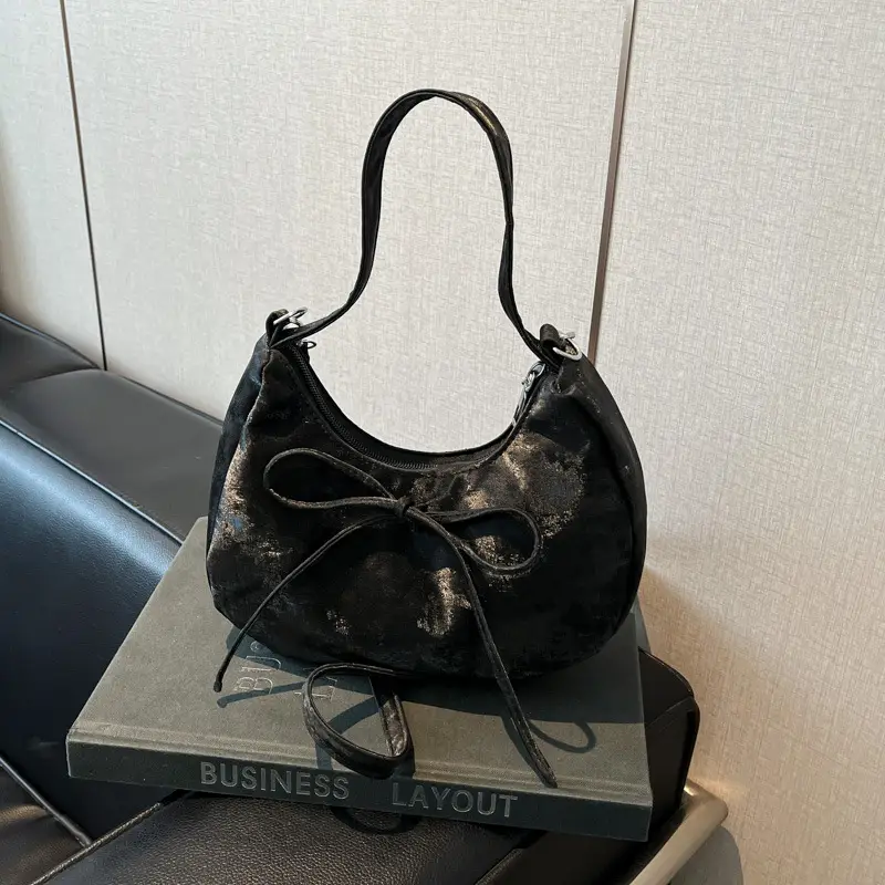 Pink Bow Shoulder Bag for Women Commute 2025 - Image 8