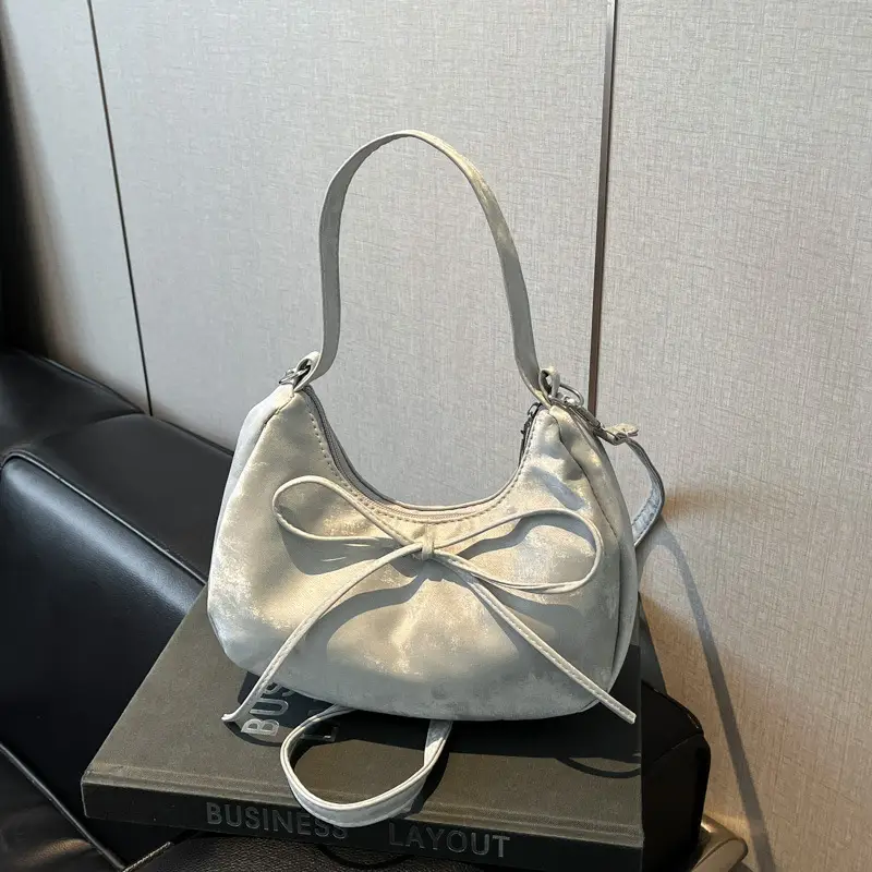Pink Bow Shoulder Bag for Women Commute 2025 - Image 9