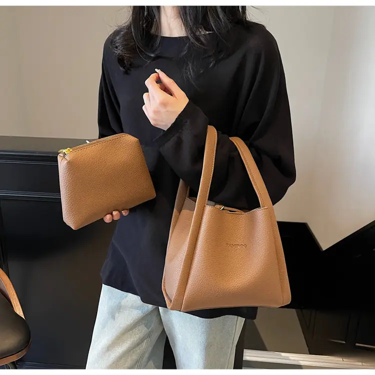 Vintage Niche Women's 2025 Crossbody Bag Brown Leather — feature 20