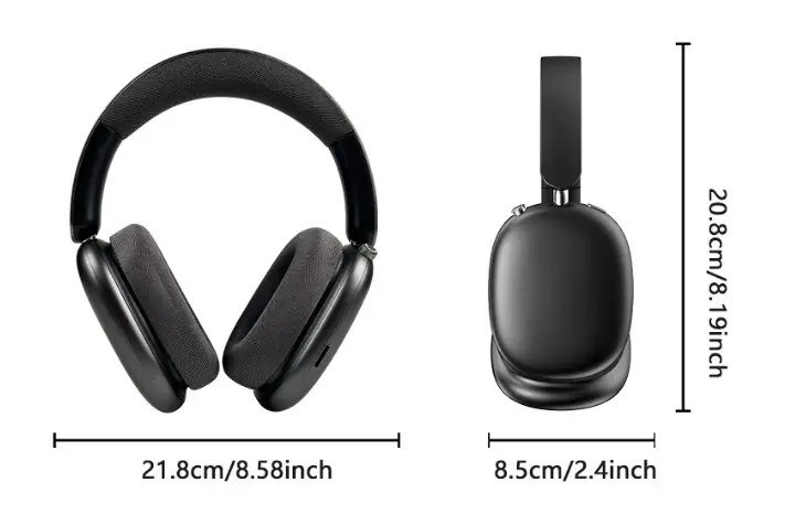 2026 Black Over-Ear Noise Cancelling Headphones Bluetooth — feature 3
