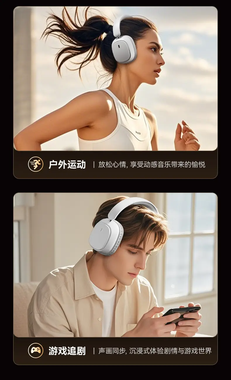 Pink Bluetooth Headset for Laptops, Long Lasting, Wireless — feature 8