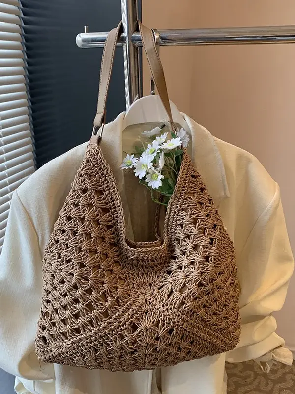 Cross-Border Woven Straw Bag Women Large Capacity 2025 - Image 7