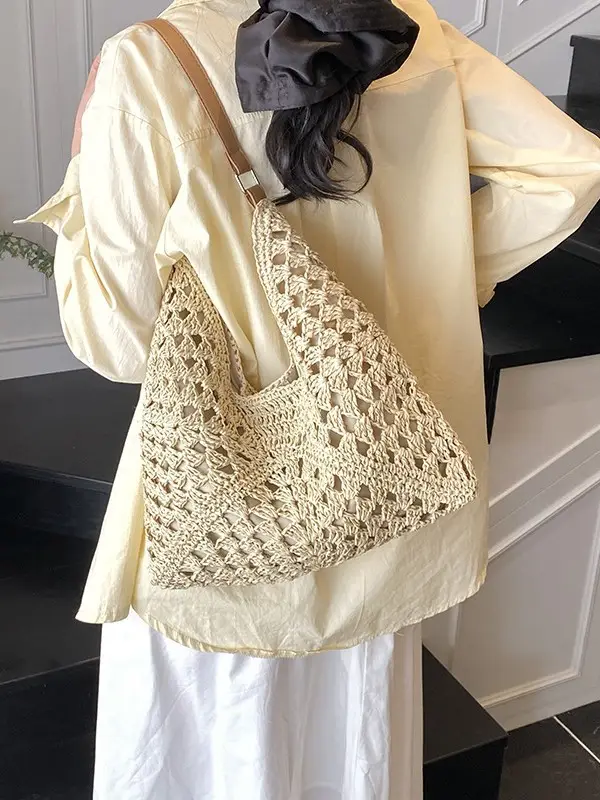 Cross-Border Woven Straw Bag Women Large Capacity 2025 - Image 8